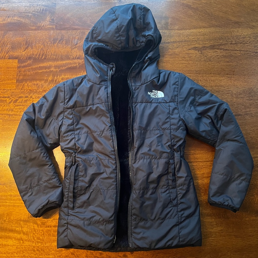 Girls Reversible North Face Jacket